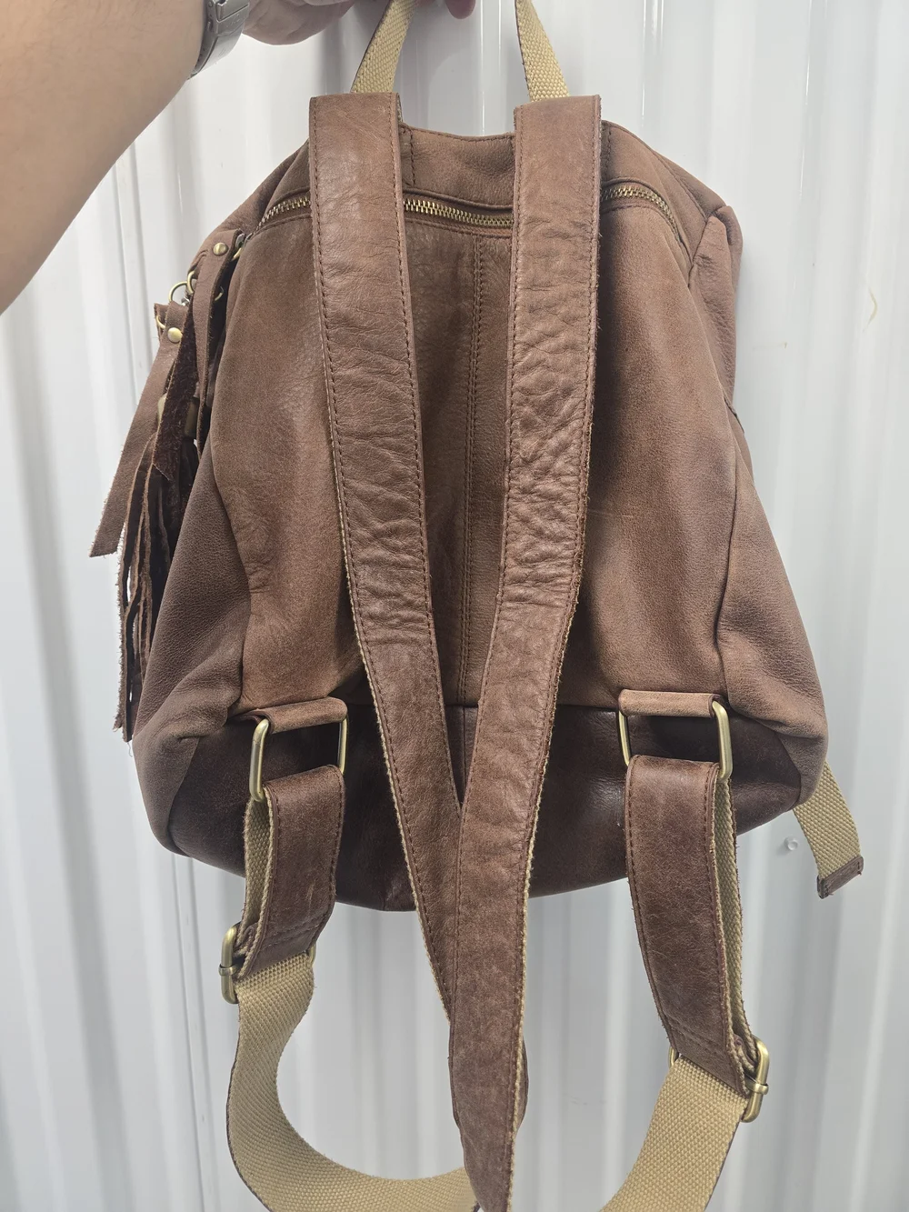 Lucky Brand Leather Backpack